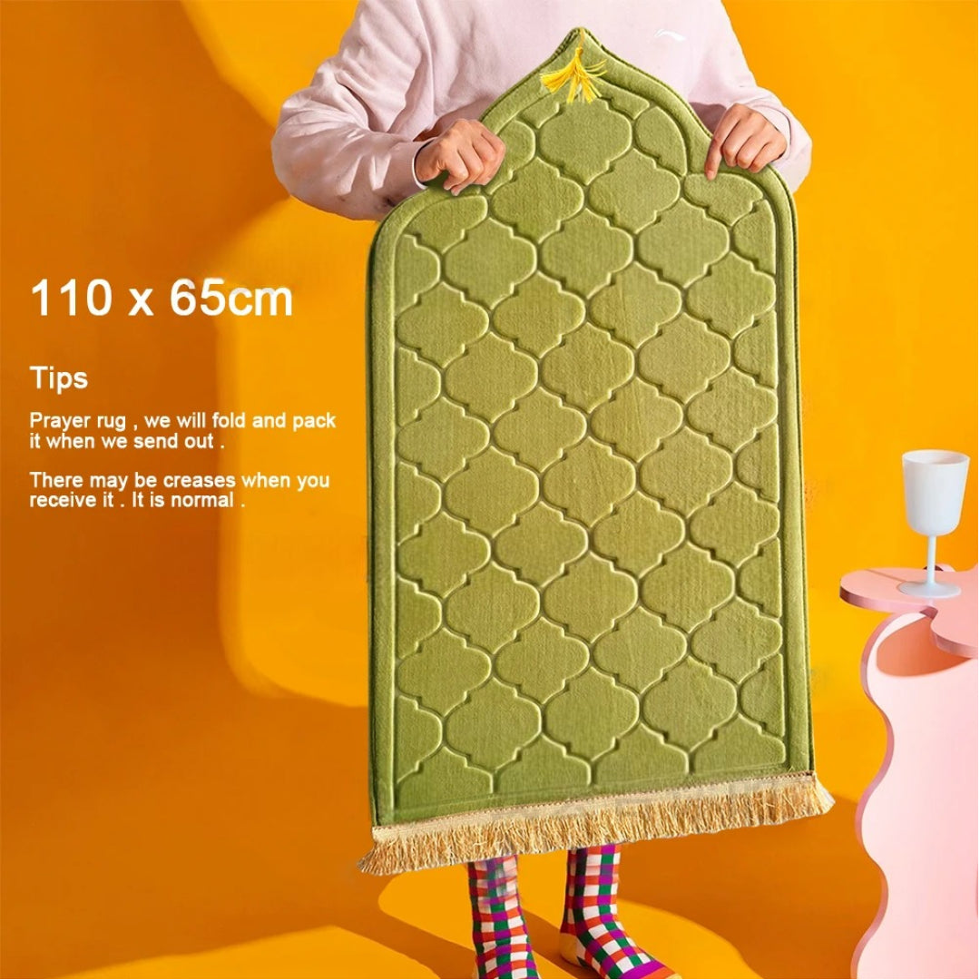 Non-slip Flannel Floor Mat - Soft and Portable